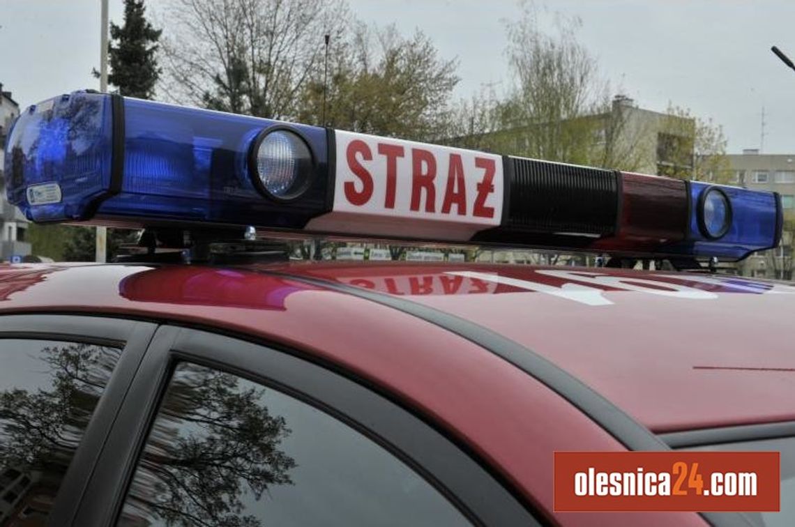 Pożar na stacji niskiego napięcia w Sycowie Pożar na stacji niskiego napięcia w Sycowie