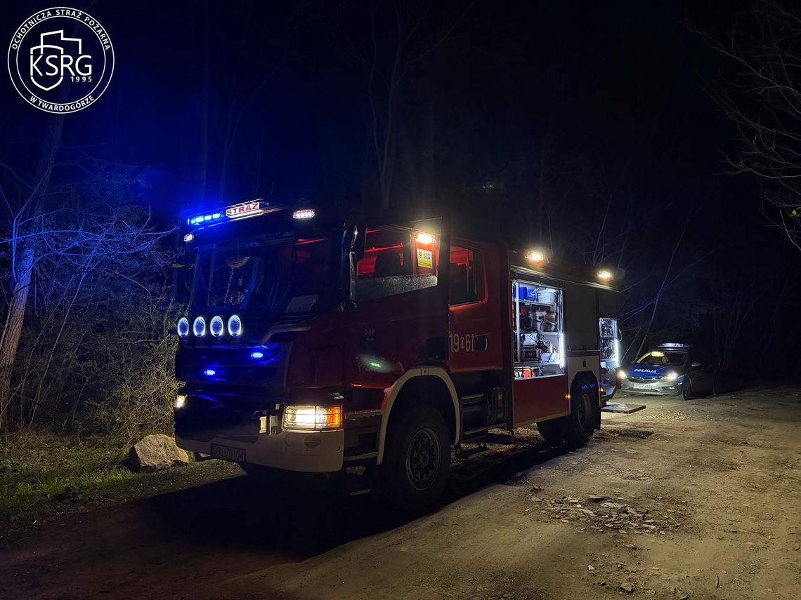 Pożar ogniska! OSP interweniowała