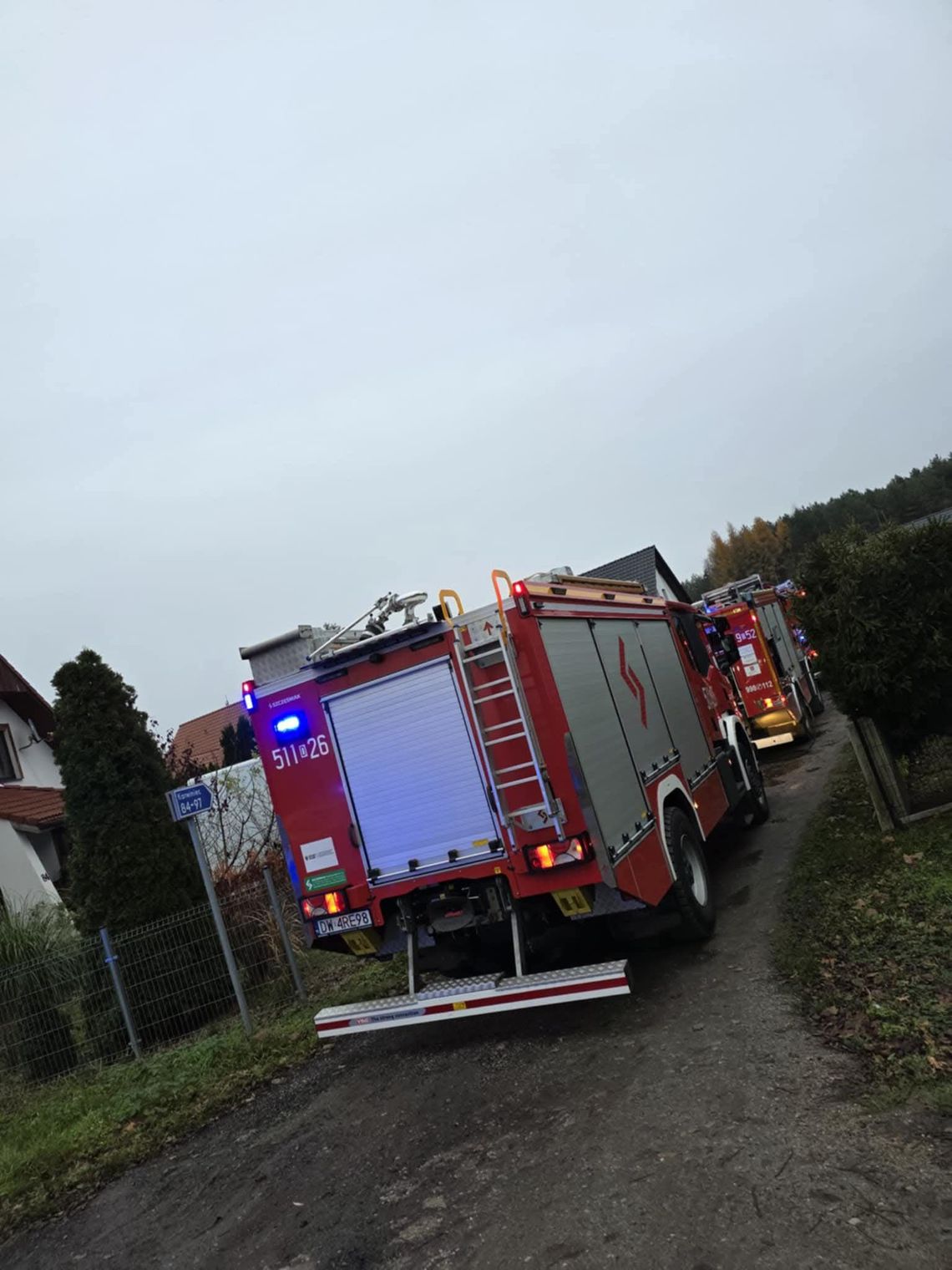 Pożar pod Bierutowem