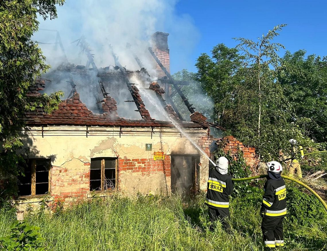 Pożar pustostanu