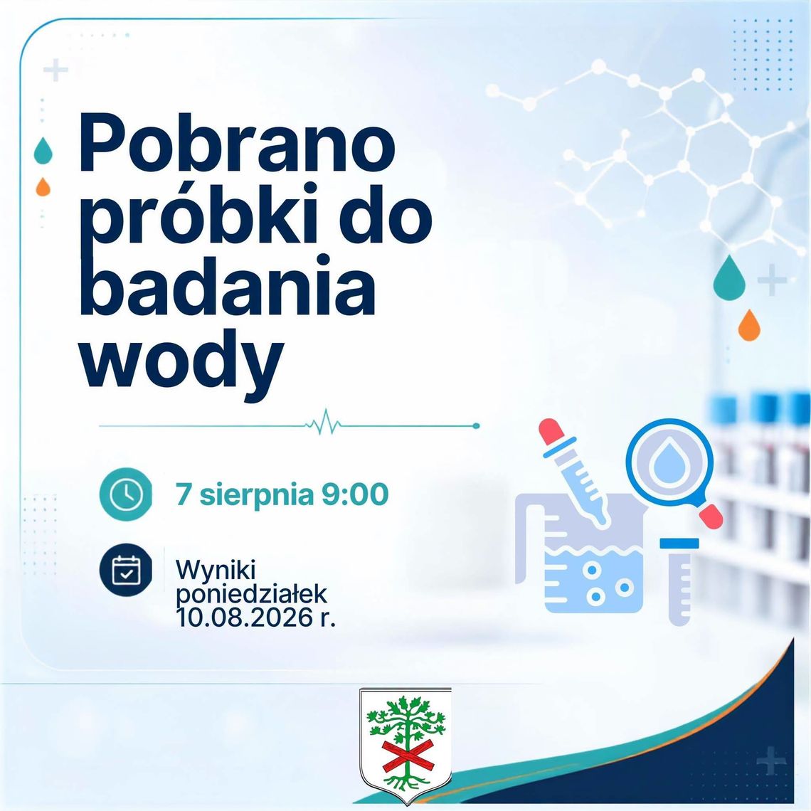 Próbki wody z Międzyborza już w laboratorium