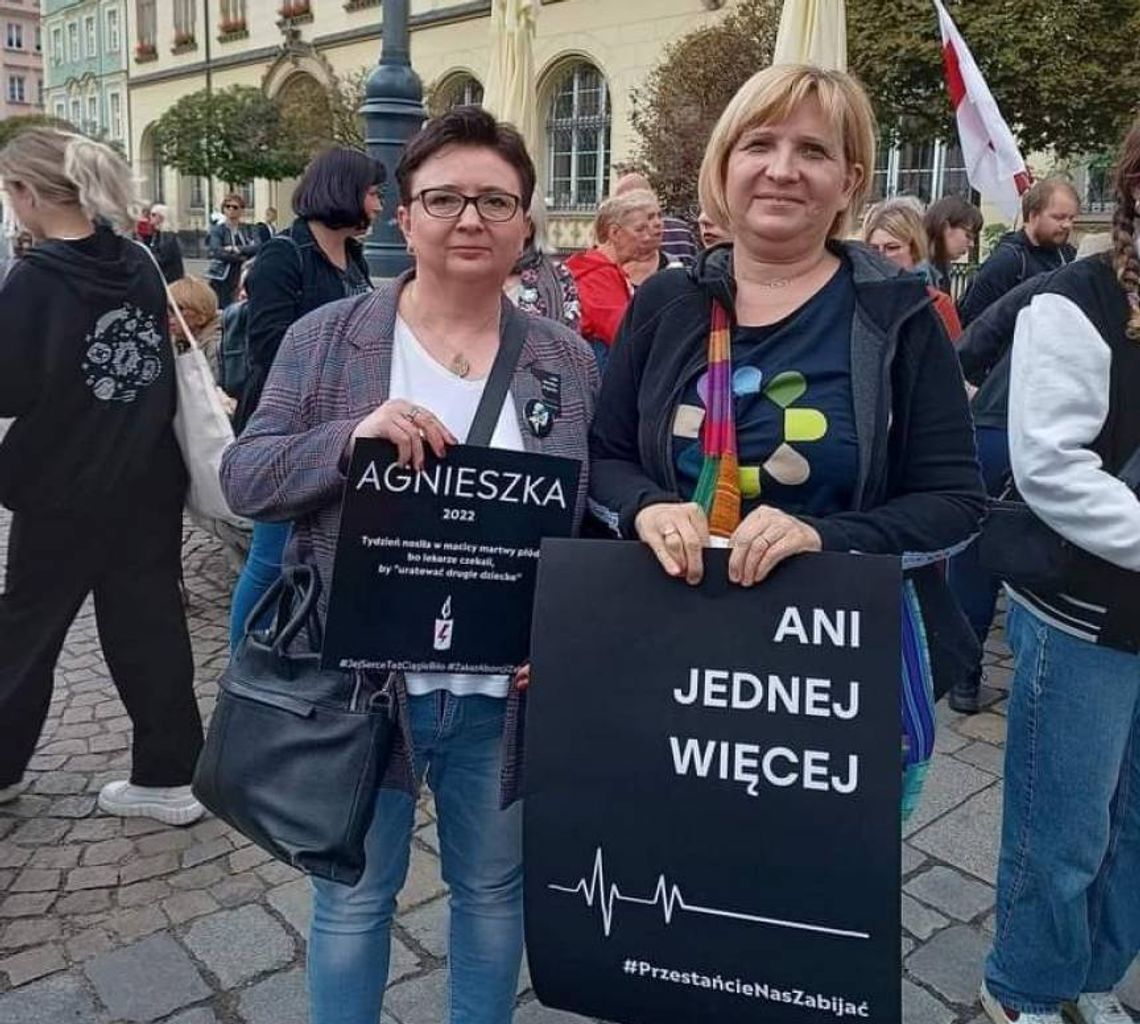 Protestowała we Wrocławiu 