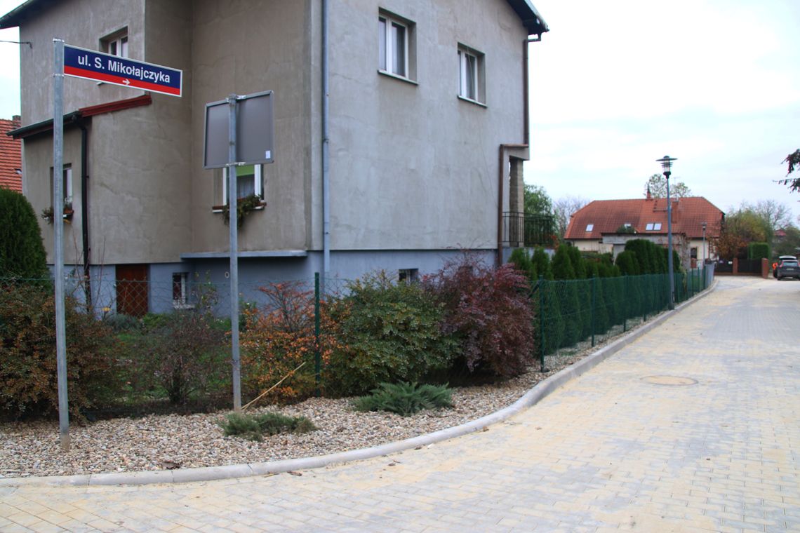 Przebudowa ulicy Mikołajczyka w Oleśnicy zakończona