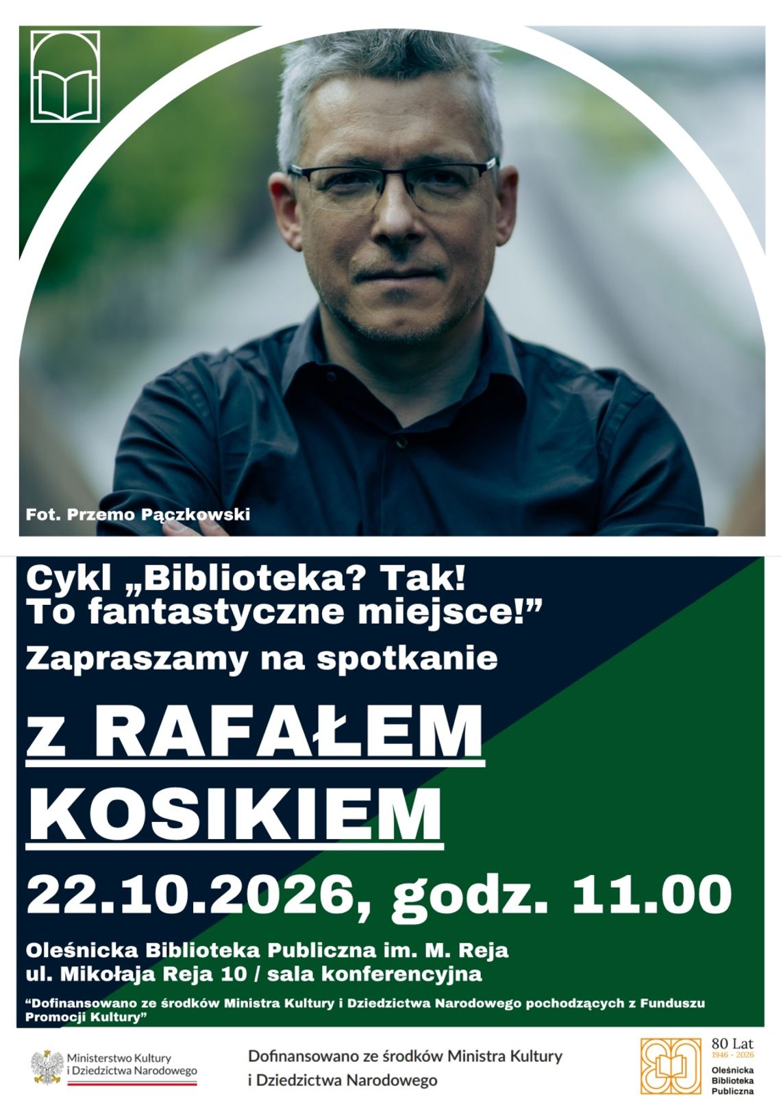 Przed nami spotkanie z autorem bestsellerów Przed nami spotkanie z autorem bestsellerów