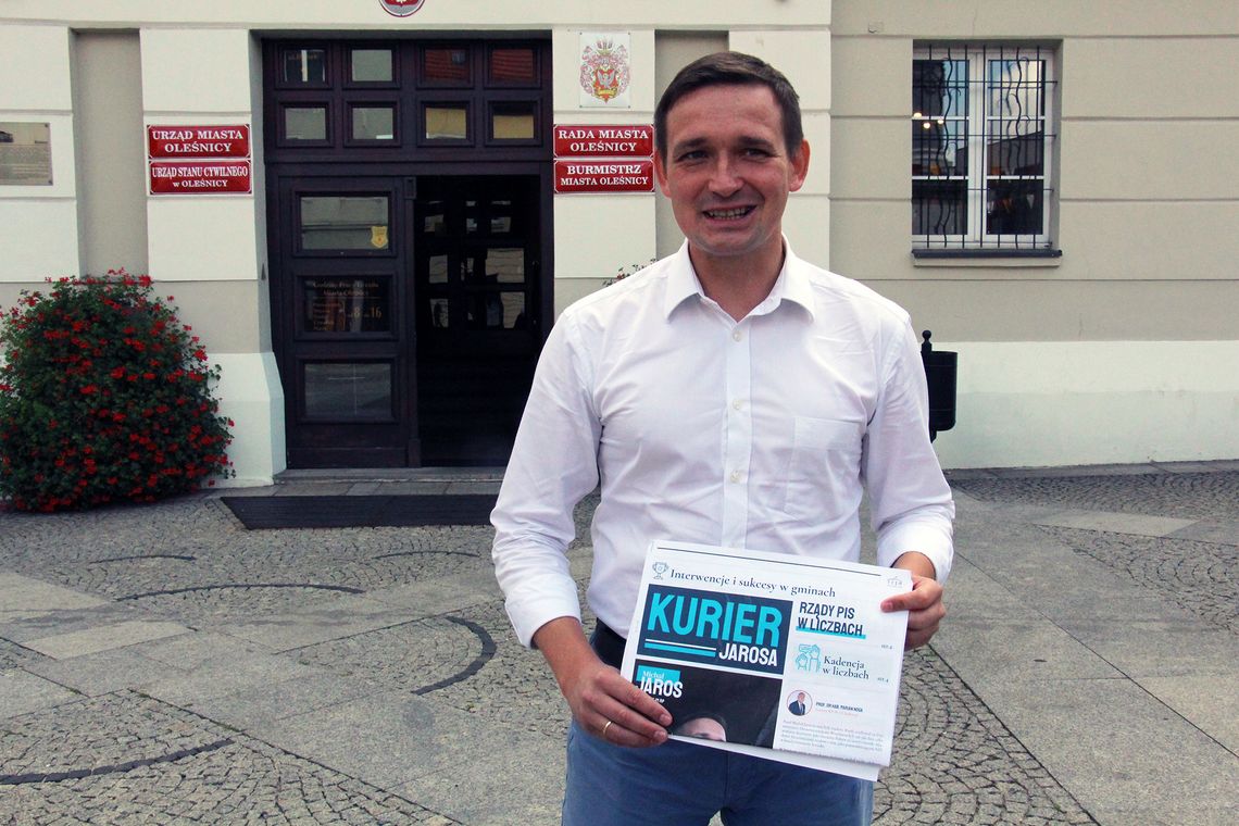 Przedwyborczy Jaros w Oleśnicy Przedwyborczy Jaros w Oleśnicy