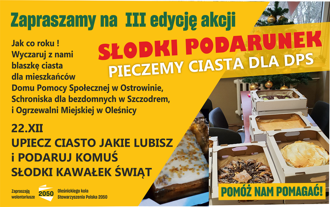 Przyłącz się do "Słodkiego Podarunku" w Oleśnicy