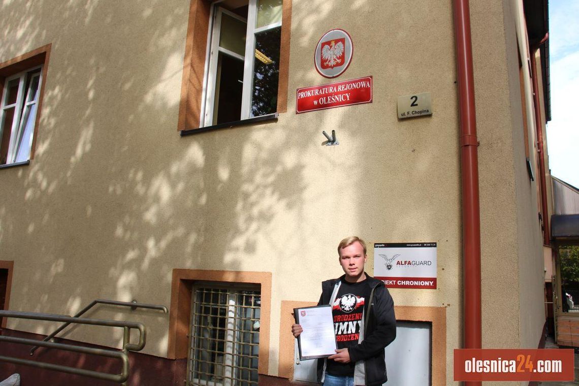 Radny składa zawiadomienie o przestępstwie