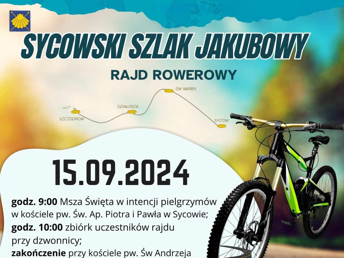 Rajd rowerowy trasą Sycowskiej Camino przełożony Rajd rowerowy trasą Sycowskiej Camino przełożony