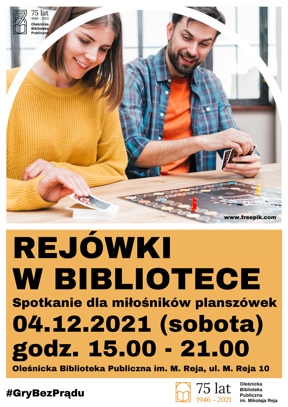 "Rejówki w bibliotece" czyli kolejne spotkanie dla miłośników planszówek w Oleśnicy