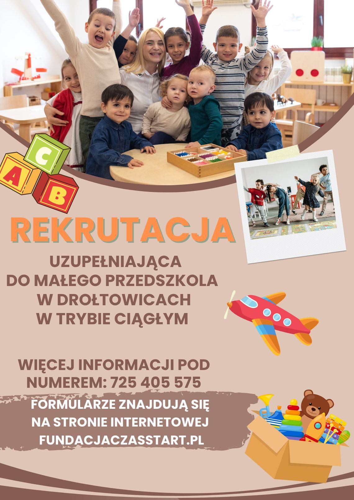 Rekrutacja do Małego Przedszkola w Drołtowicach!
