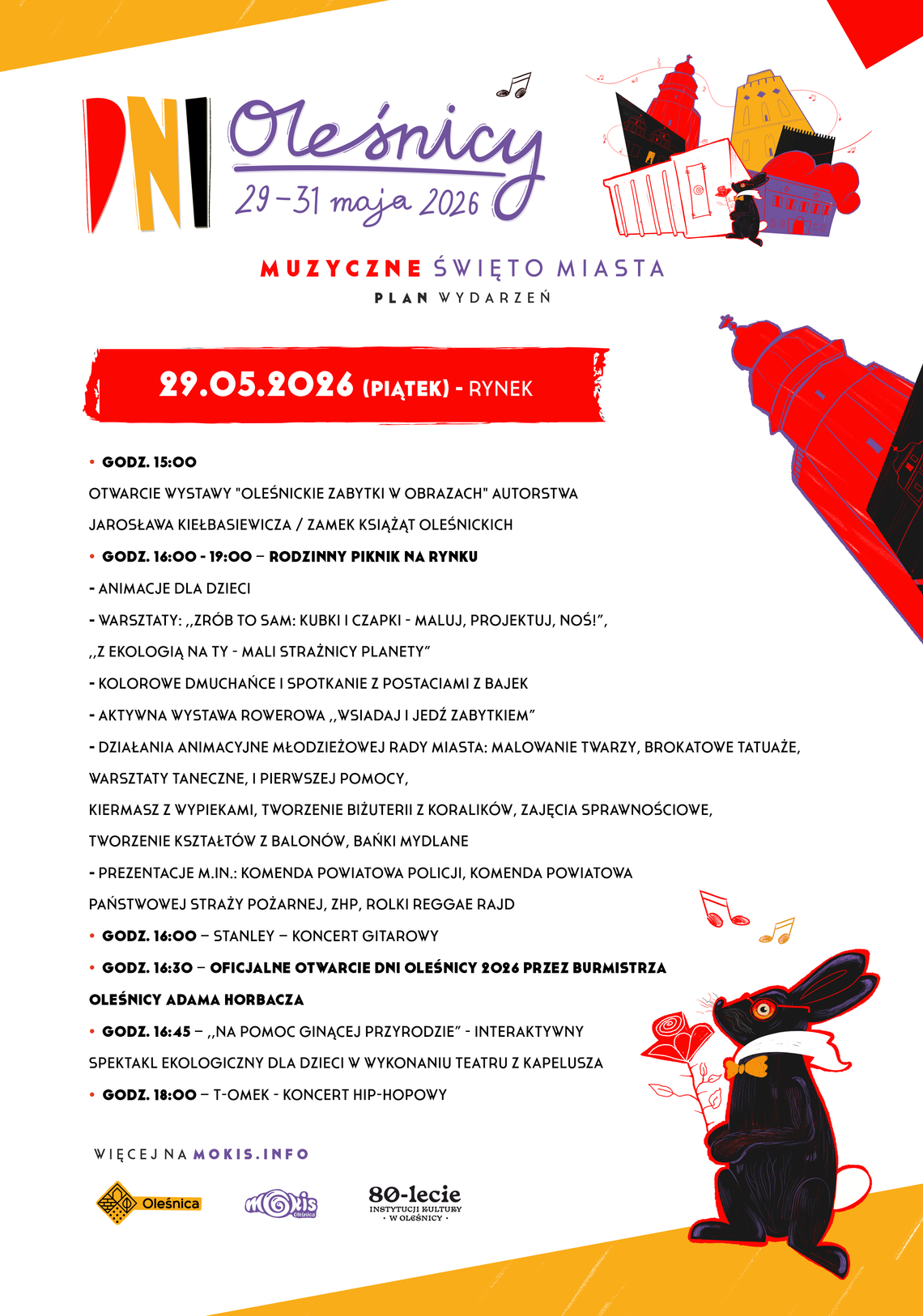Repertuar Dni Oleśnicy na piątek