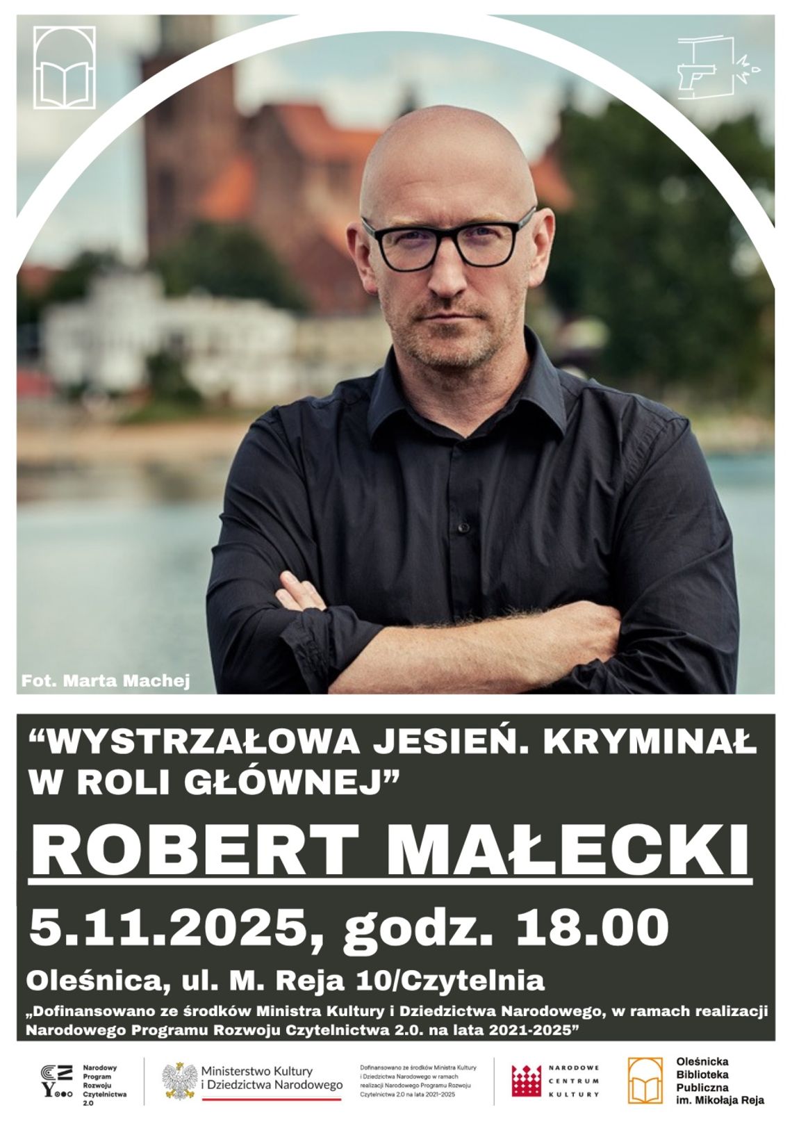 Robert Małecki gościem oleśnickiej biblioteki