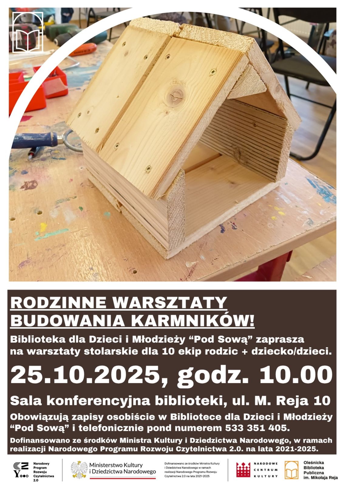 Rodzinne warsztaty budowania karmników