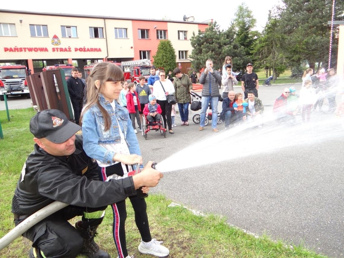 Rodziny u strażaków w Sycowie