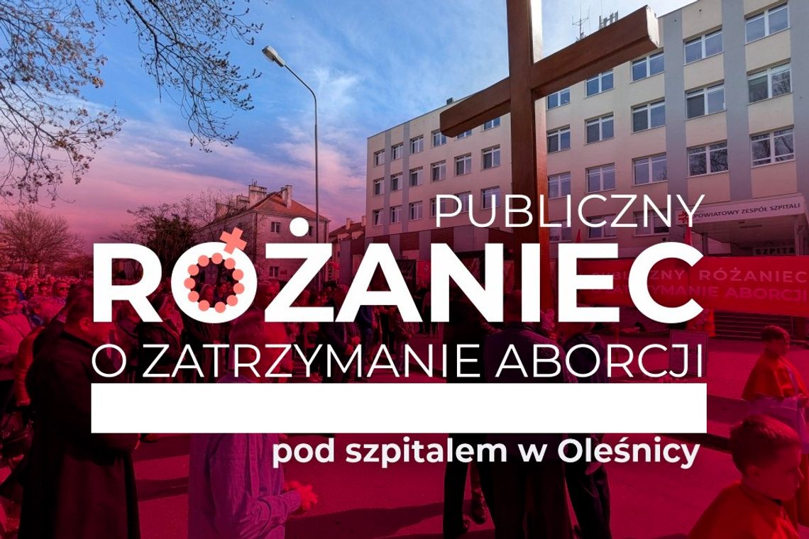 Różaniec pod szpitalem zakończony policyjną interwencją (ROLKA)