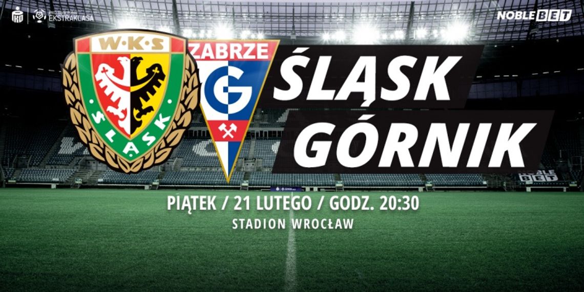 Rozdajemy bilety na mecz Śląska Wrocław z Górnikiem Zabrze