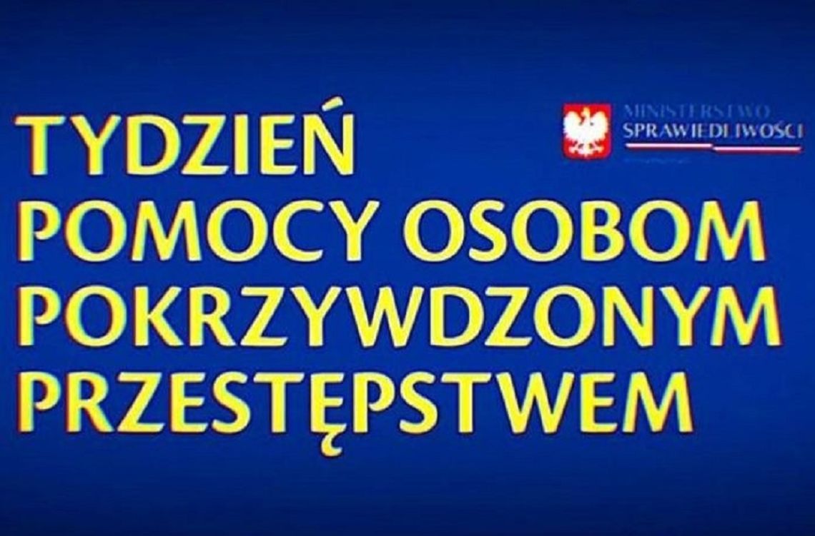 Rozpoczął się Tydzień Pomocy Osobom Pokrzywdzonym Przestępstwem