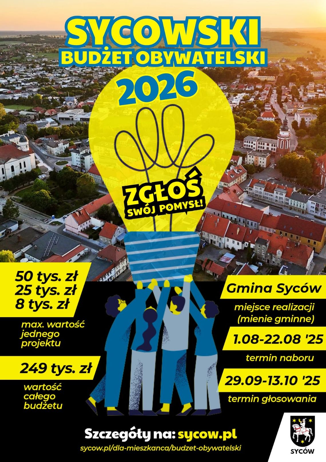 Rusza 4. edycja Sycowskiego Budżetu Obywatelskiego