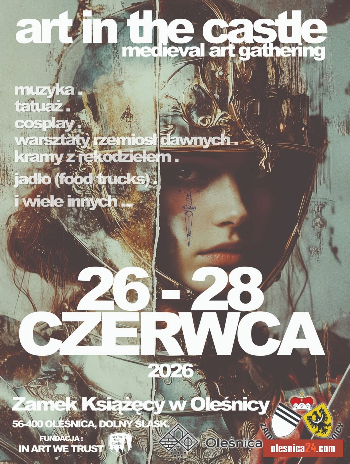 Rycerze, wiedźmy i tatuaże opanują Oleśnicę. Przed nami niezwykły festiwal na zamku