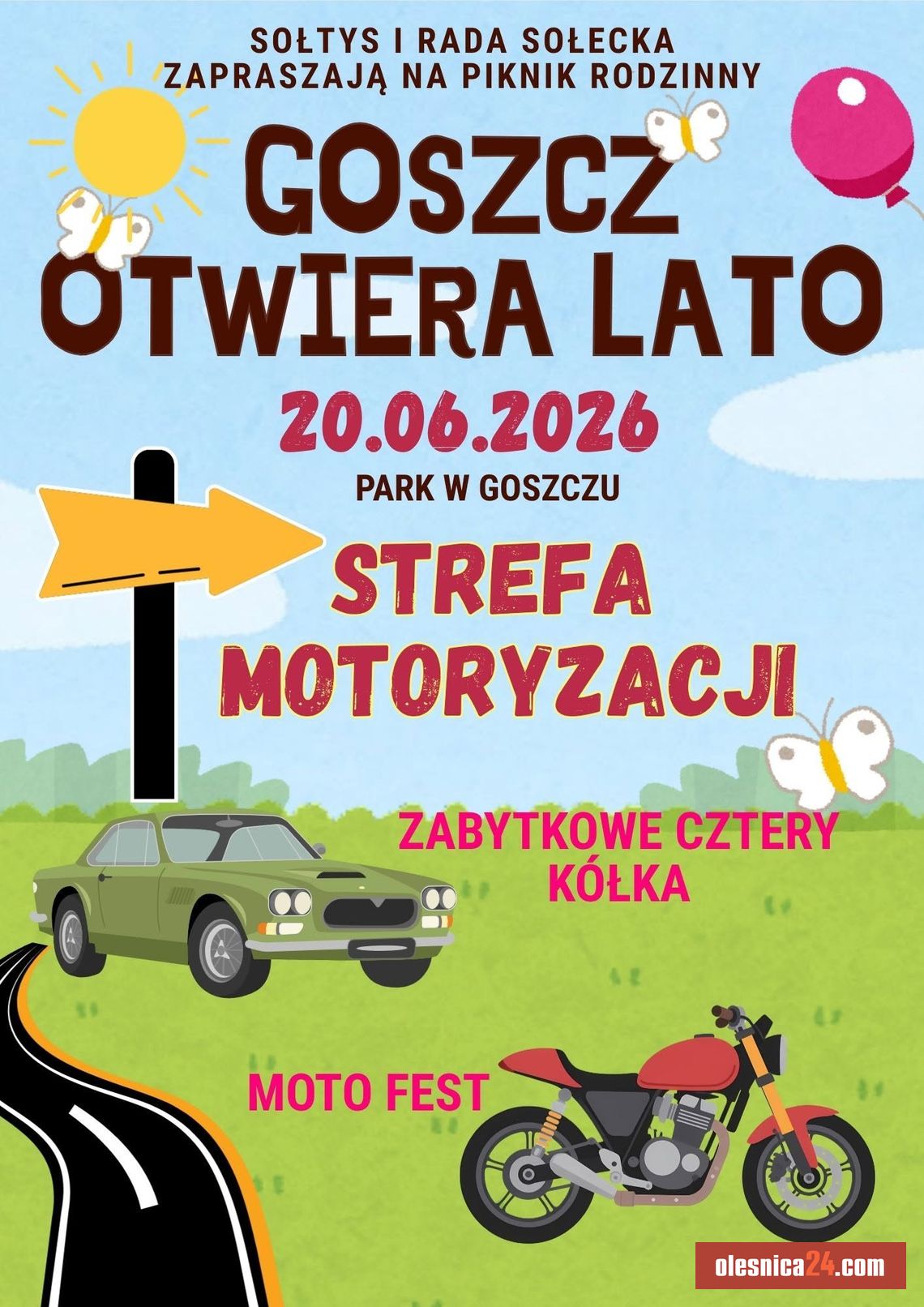 Ryk silników opanuje Goszcz! Motocykle i wyjątkowe auta hitem rodzinnego pikniku Ryk silników opanuje Goszcz! Motocykle i wyjątkowe auta hitem rodzinnego pikniku