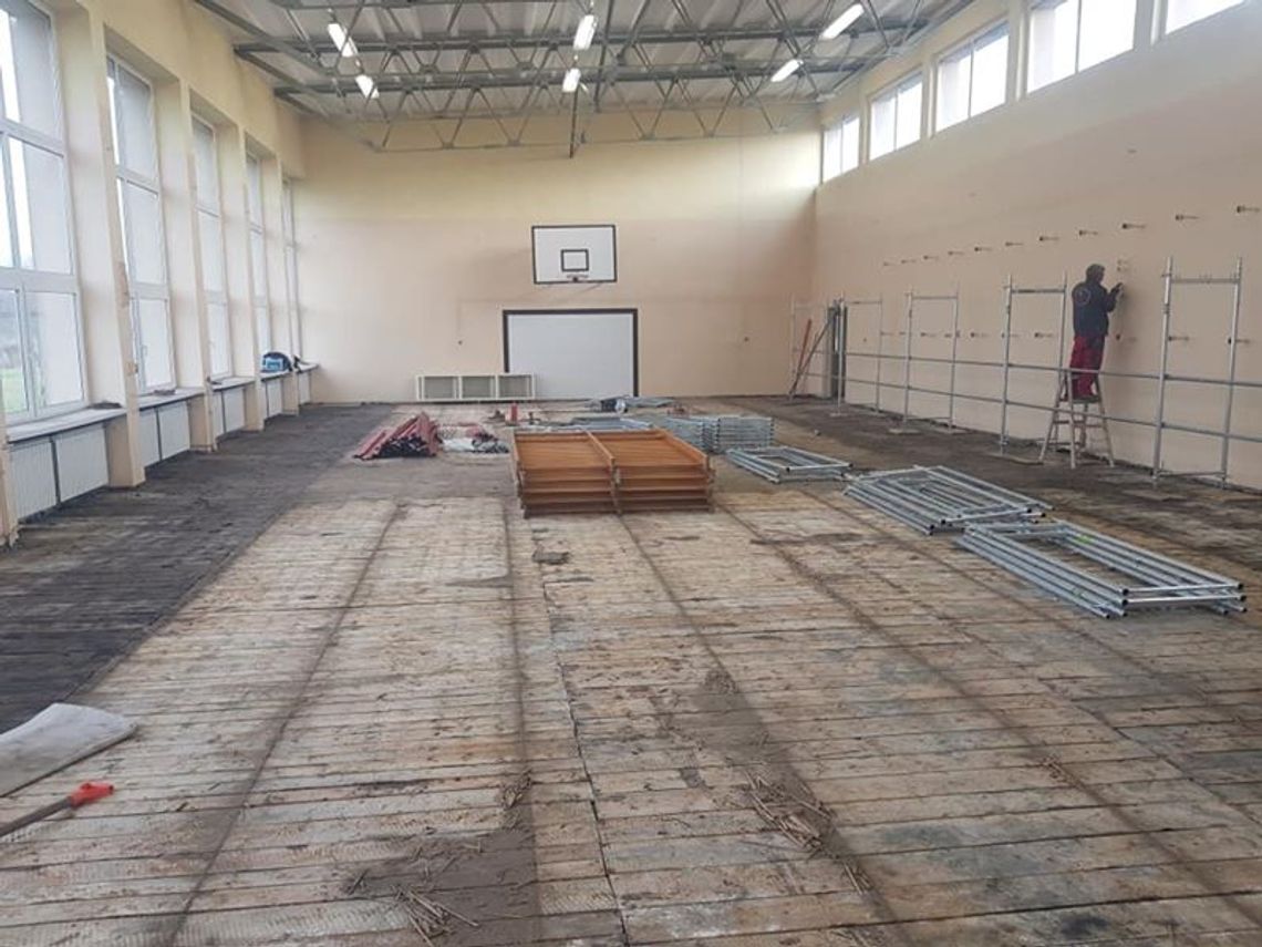 Sala gimnastyczna idzie do remontu