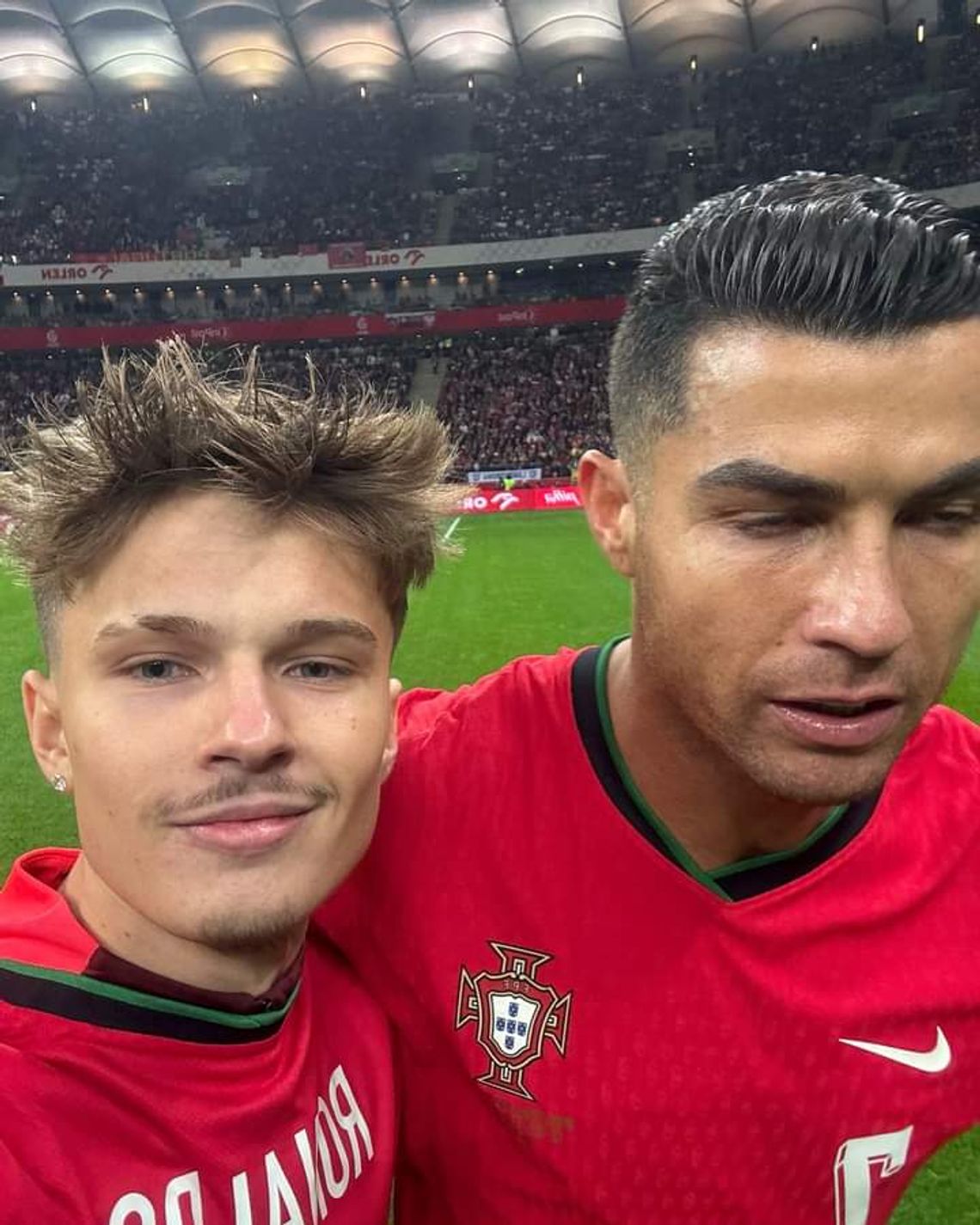 Selfie z Cristiano Ronaldo. To "akcja" piłkarza spod Oleśnicy (AKTUALIZACJA)