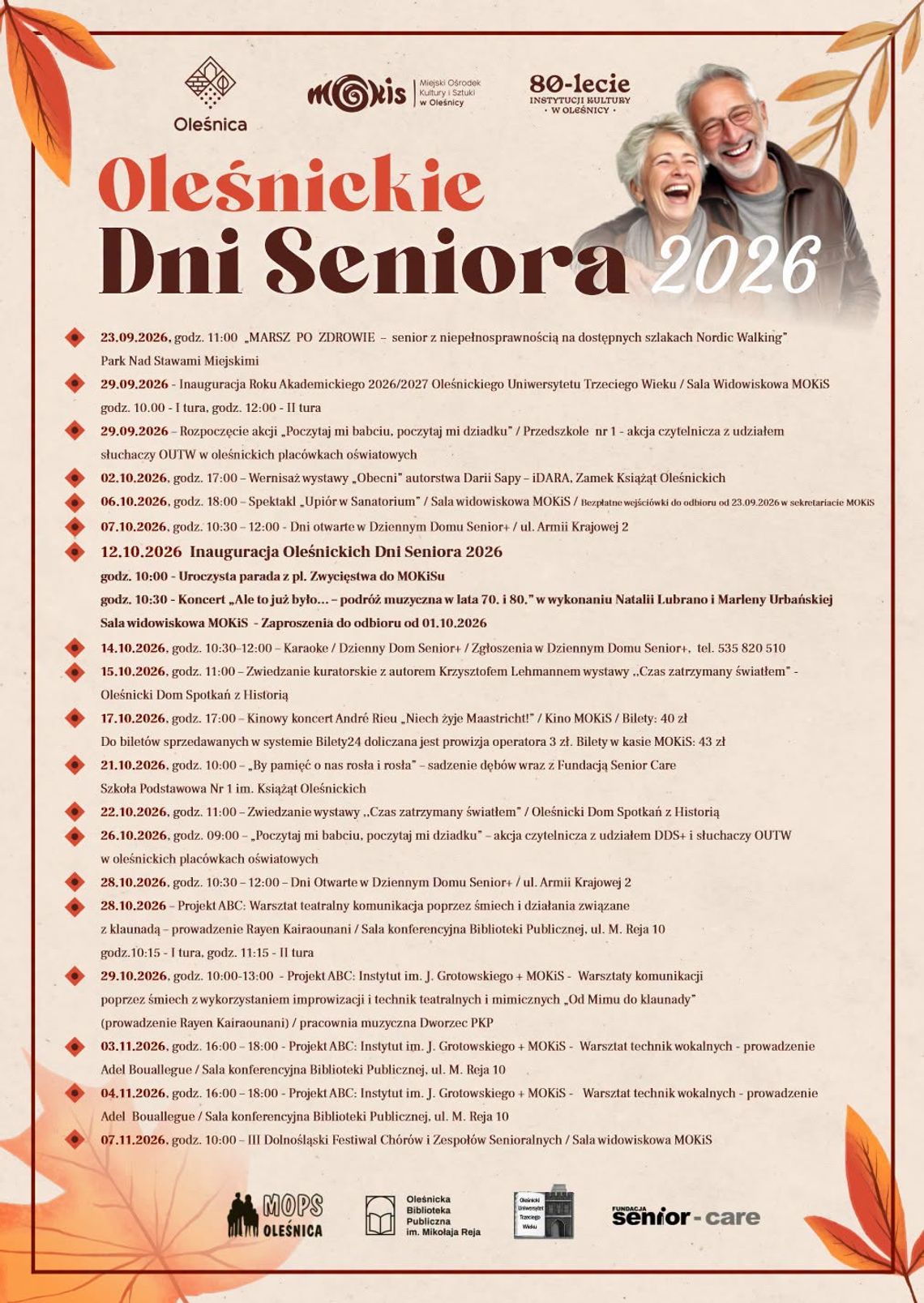 Seniorzy w Oleśnicy ruszają do boju!