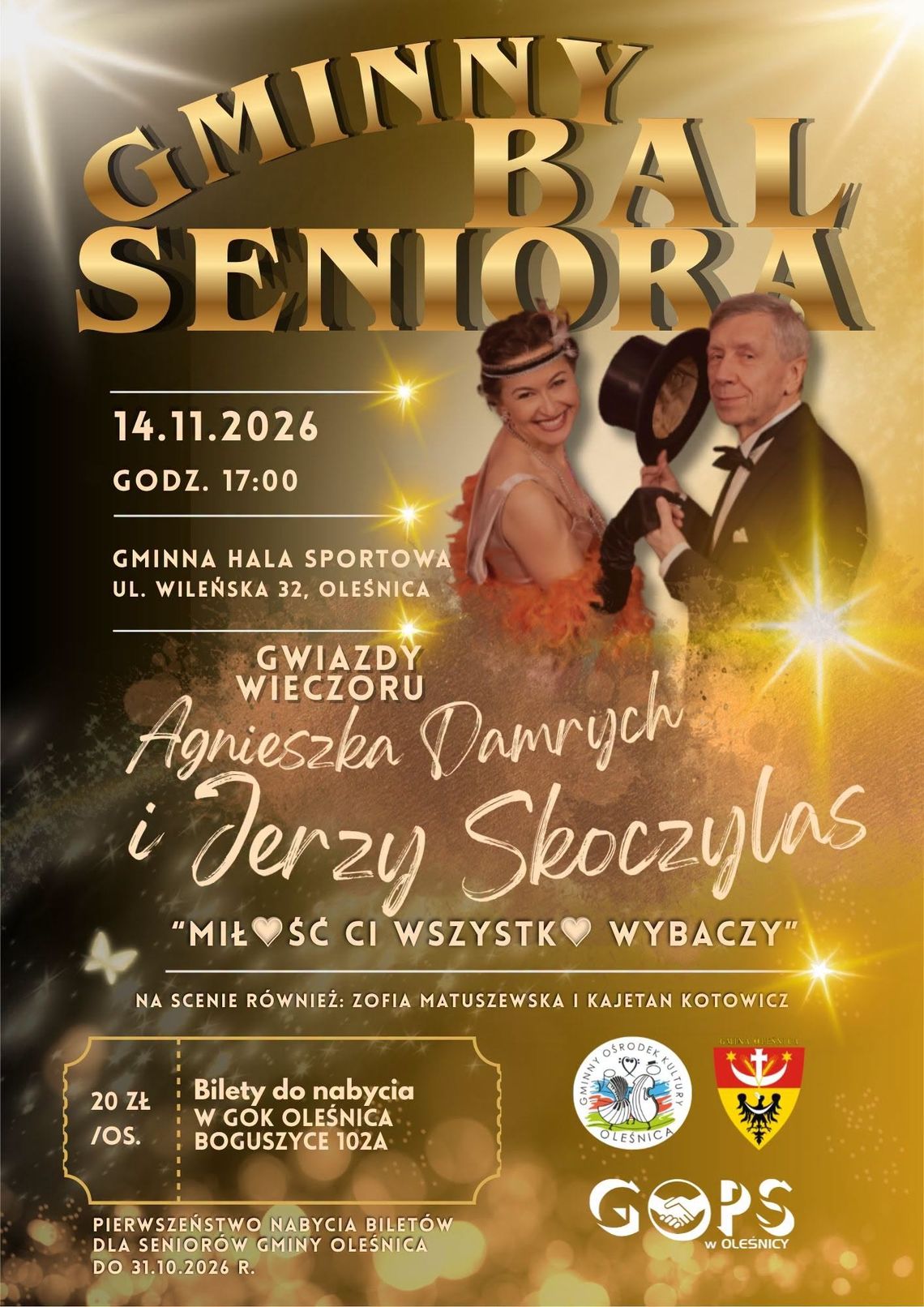 Seniorzy z Oleśnicy, szykujcie najlepsze stroje! Seniorzy z Oleśnicy, szykujcie najlepsze stroje!