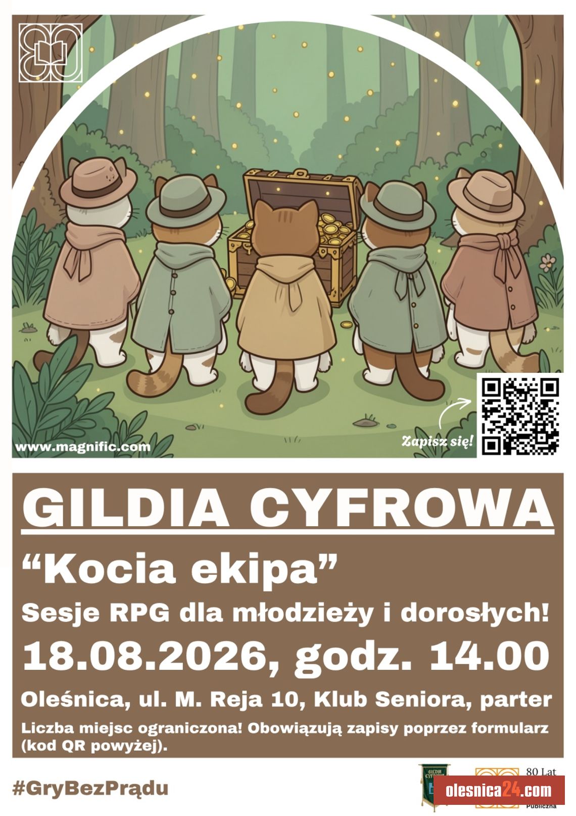 Sesja RPG "Kociej ekipy" przed nami Sesja RPG "Kociej ekipy" przed nami