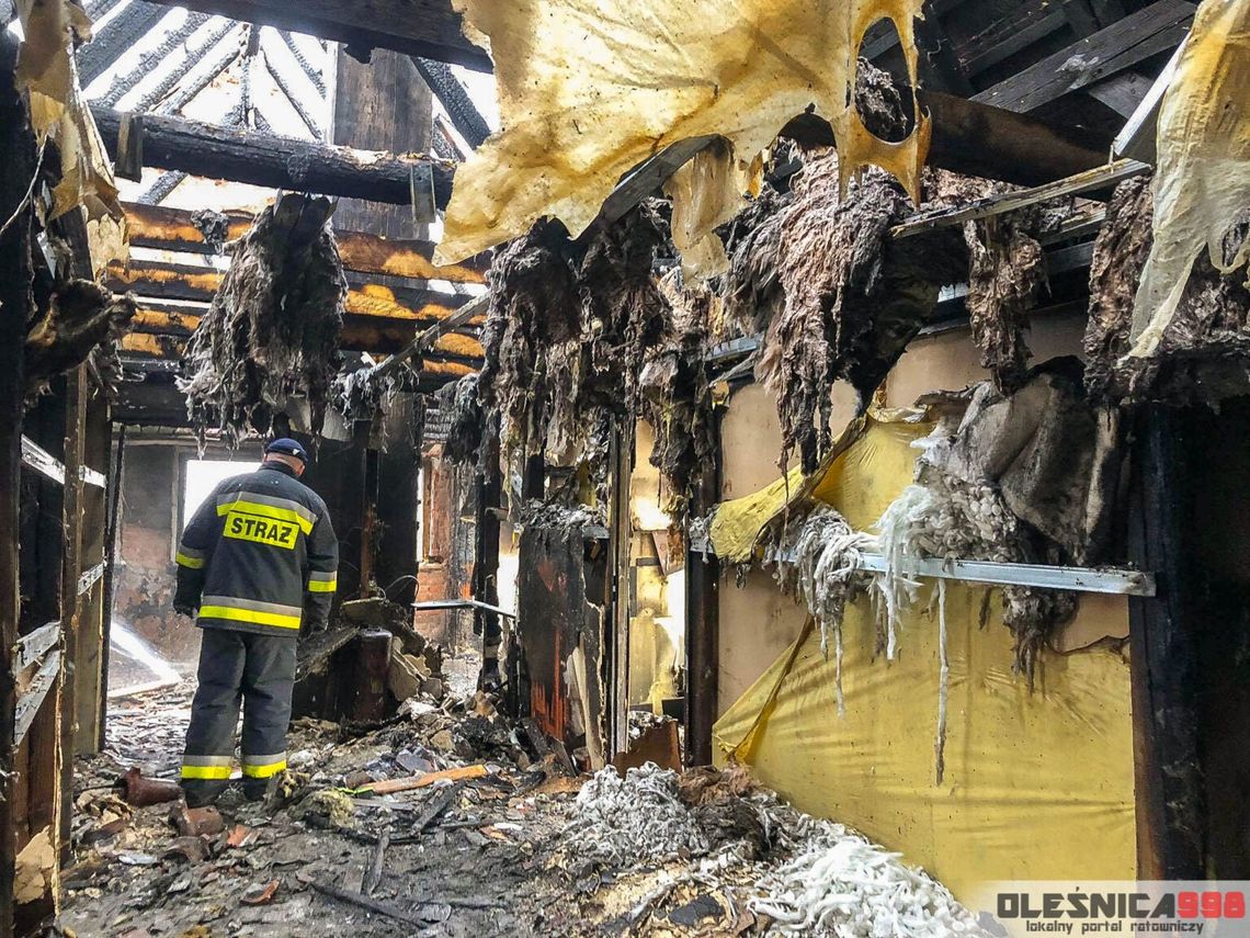 Siedmioosobowa rodzina straciła w pożarze dach nad głową