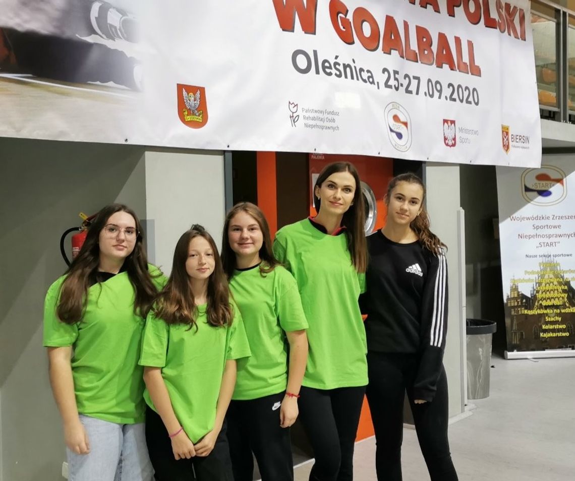 Siódemka pomagała w II Turniej Mistrzostw Polski w Goalballu 2020 w Oleśnicy