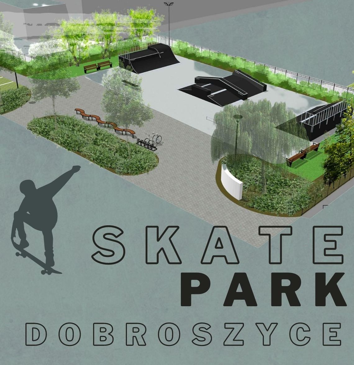 Skatepark w Dobroszycach będzie Skateparkiem Dobroszyce