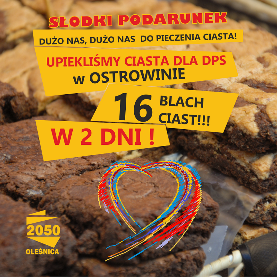 Słodkie podarunki dla DPS-u w Ostrowinie