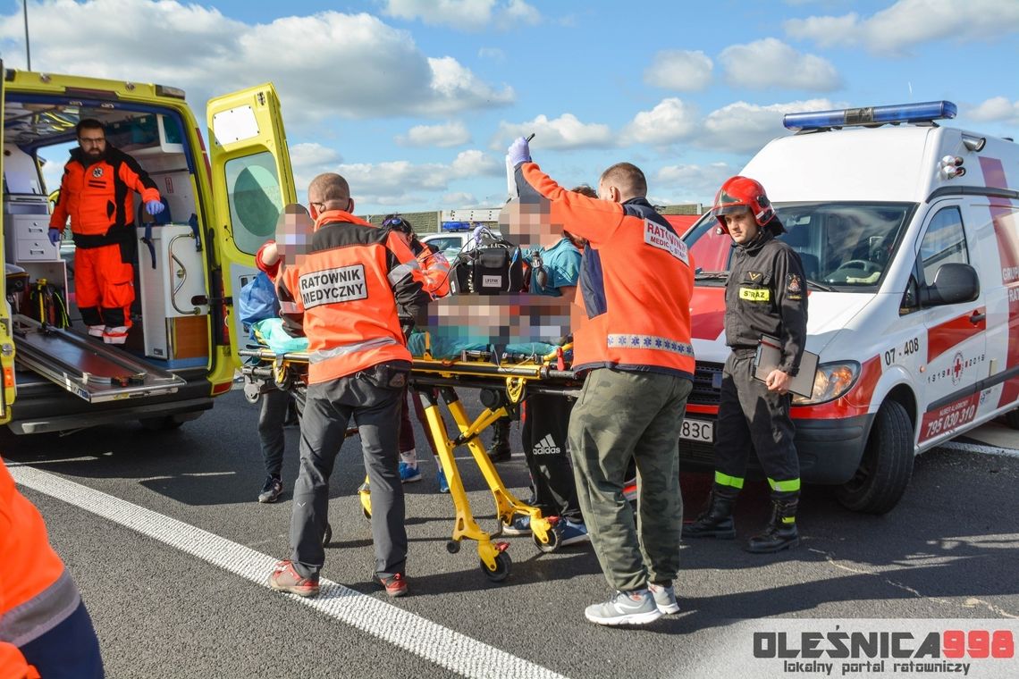 Śmierć motocyklisty na ekspresowej “ósemce” 