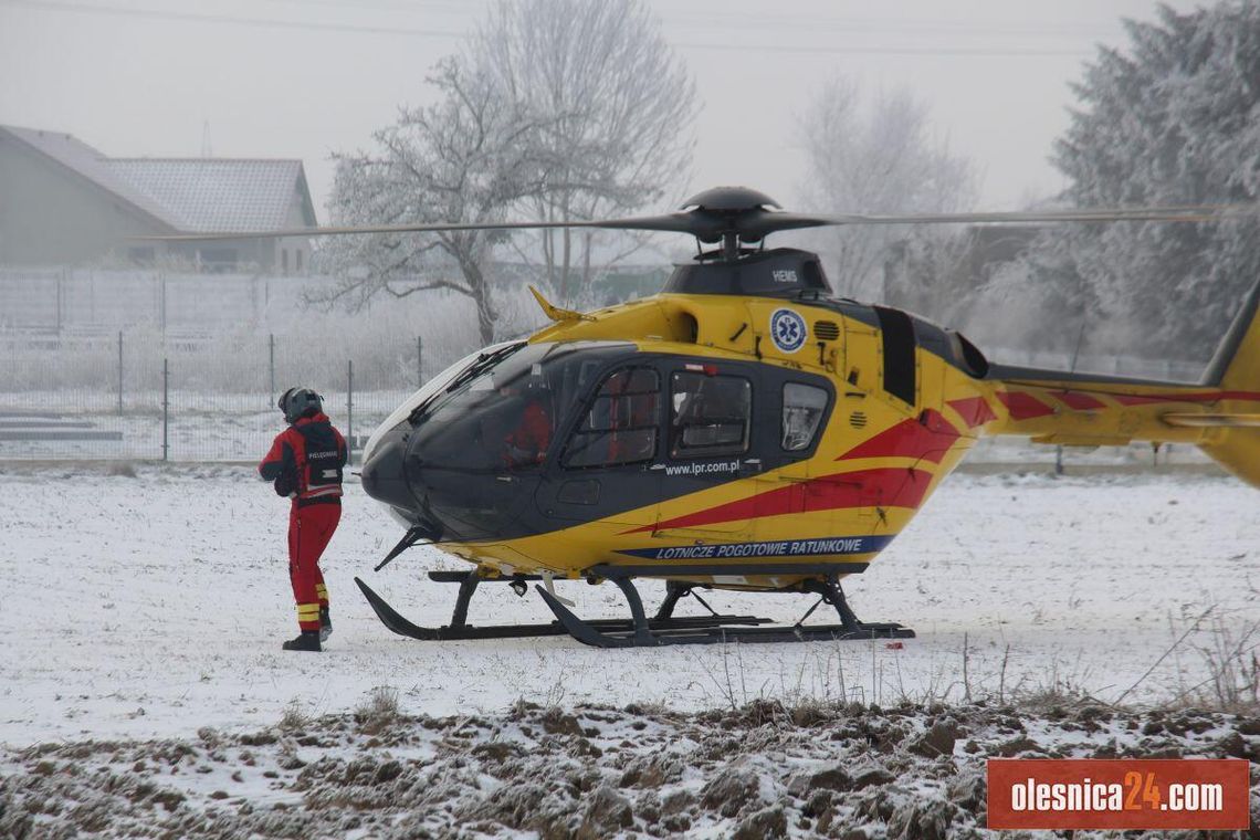 Śmigłowiec LPR wylądował w Oleśnicy Śmigłowiec LPR wylądował w Oleśnicy
