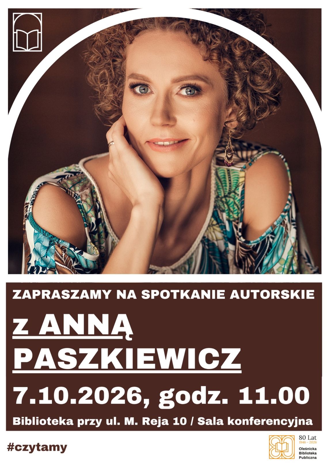 Spotkanie autorskie z Anną Paszkiewicz w Oleśnicy Spotkanie autorskie z Anną Paszkiewicz w Oleśnicy