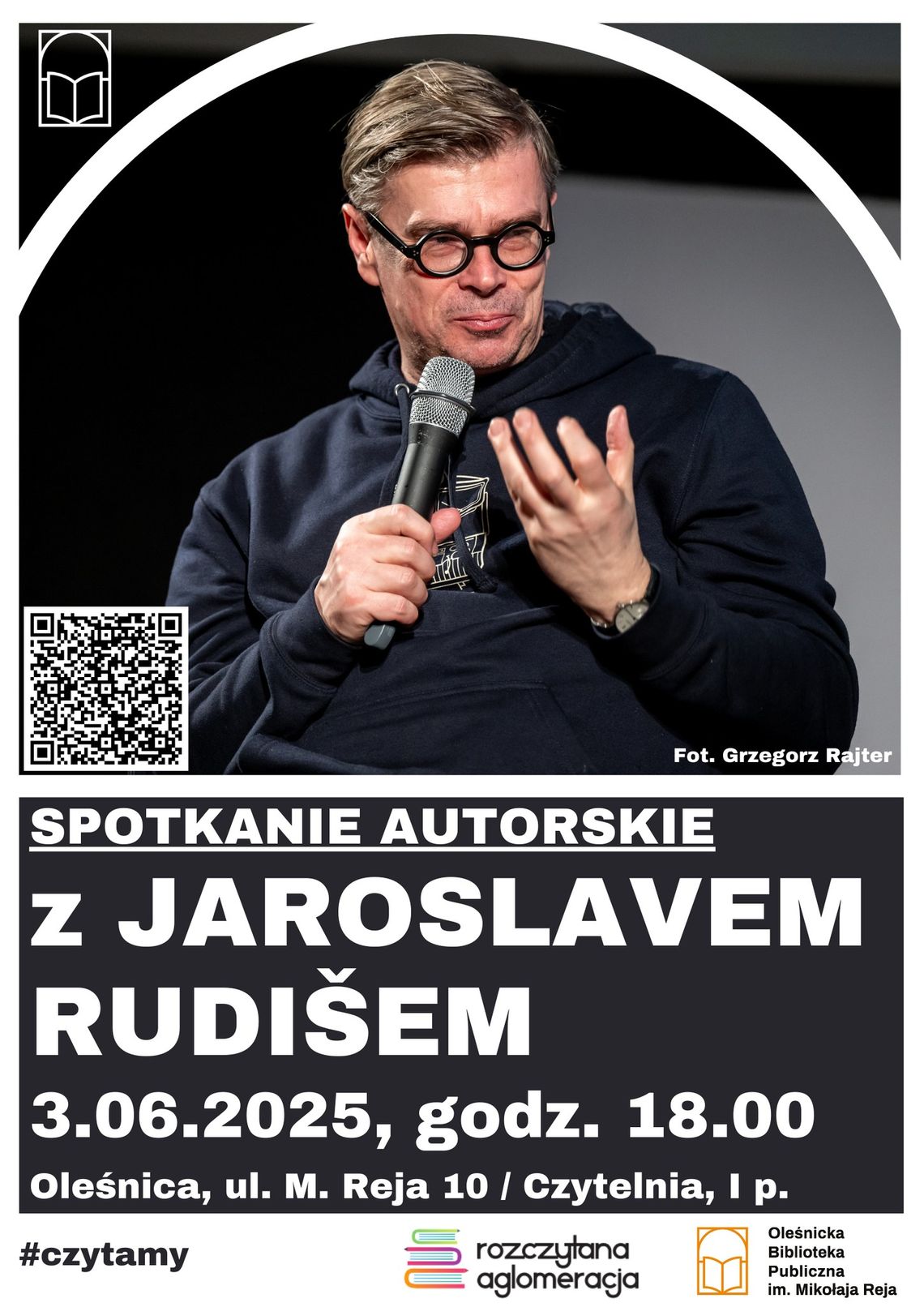 Spotkanie autorskie z Jaroslavem Rudišem