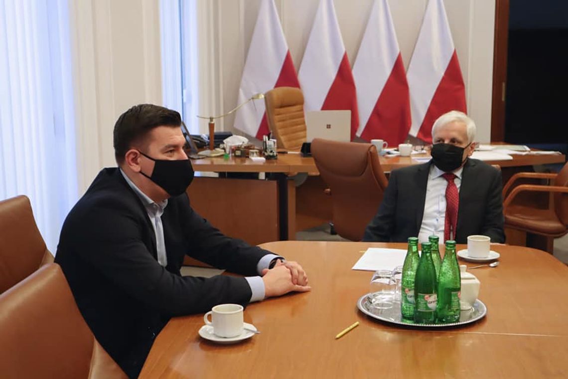 Spotkanie burmistrza z wojewodą