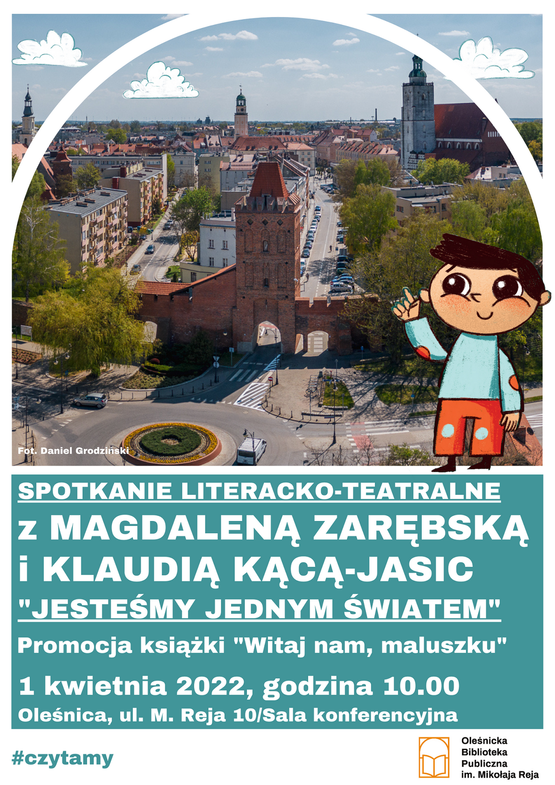 Spotkanie literacko-teatralne w oleśnickiej bibliotece