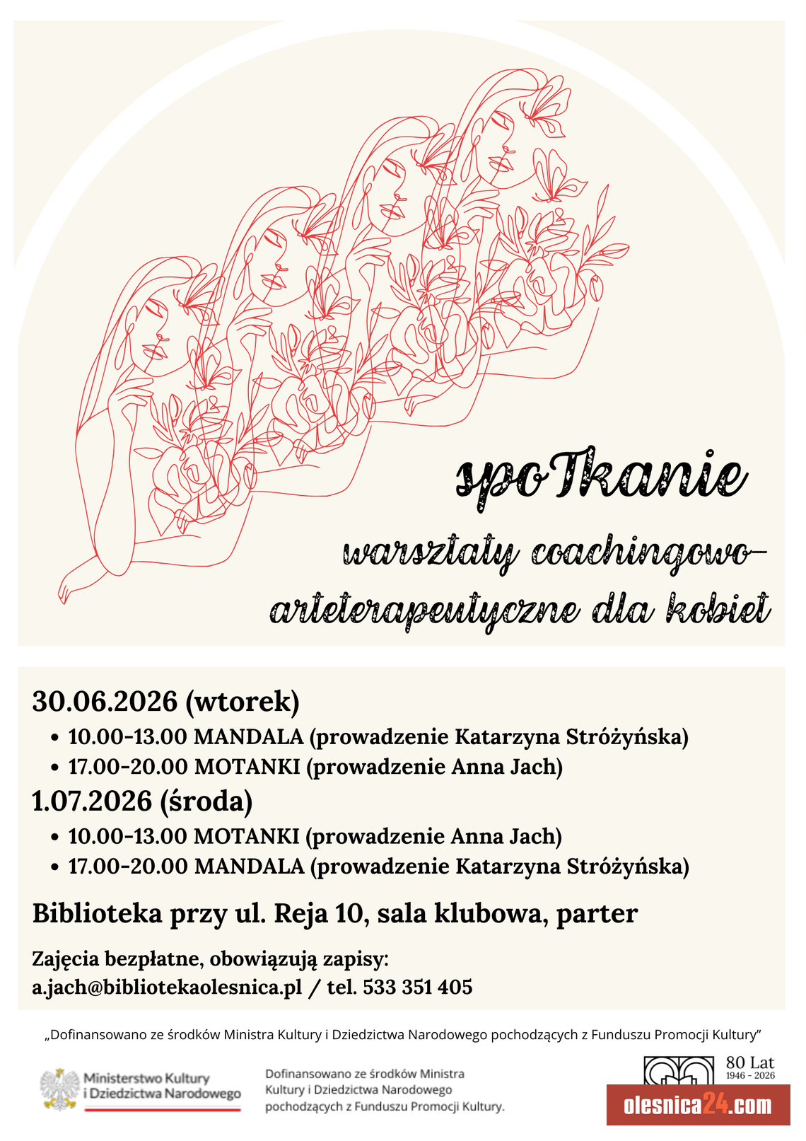 SpoTkanie - warsztaty coachingowo-arteterapeutyczne dla kobiet SpoTkanie - warsztaty coachingowo-arteterapeutyczne dla kobiet