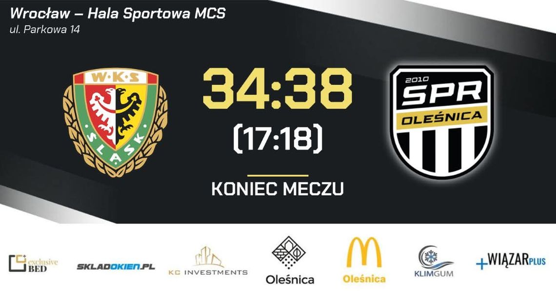 SPR Oleśnica wraca z tarczą z Wrocławia