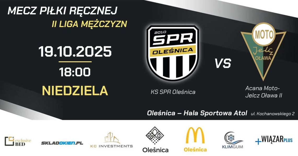 SPR Oleśnica zagra pierwszy mecz w hali Atola