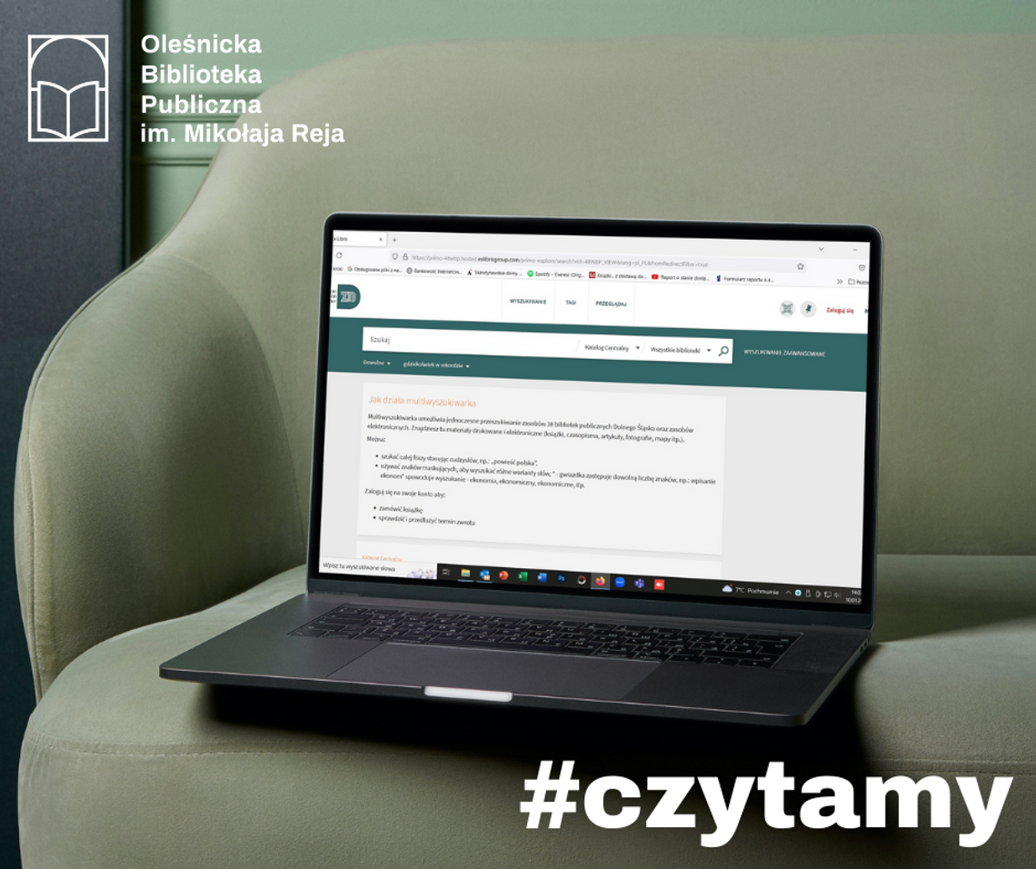 Sprawdzaj w domu dostępność książek w bibliotece