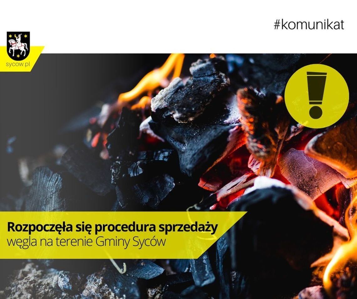 Sprzedaż węgla ruszyła w Sycowie 