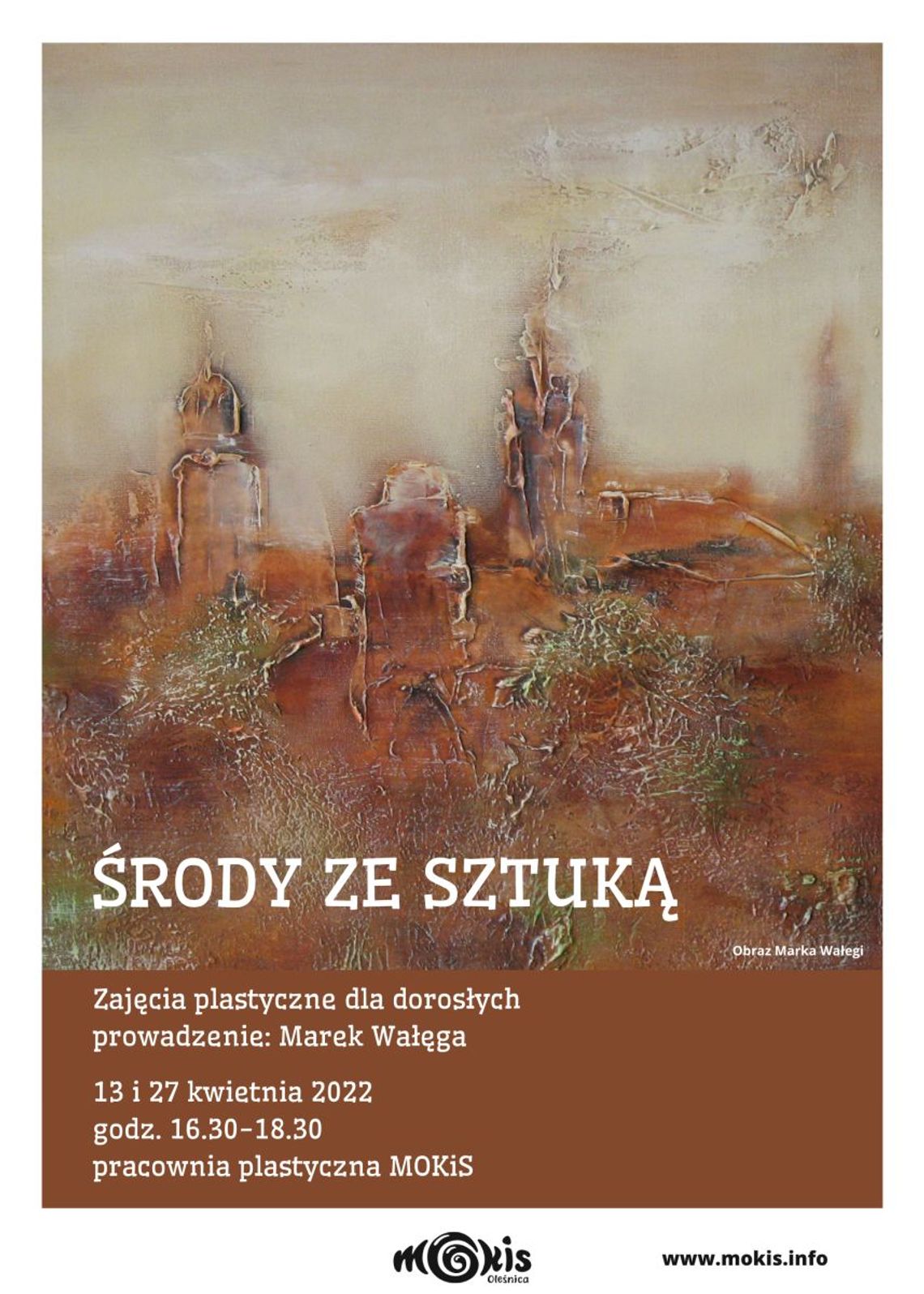Środy ze Sztuką - zajęcia plastyczne z Markiem Wałęgą