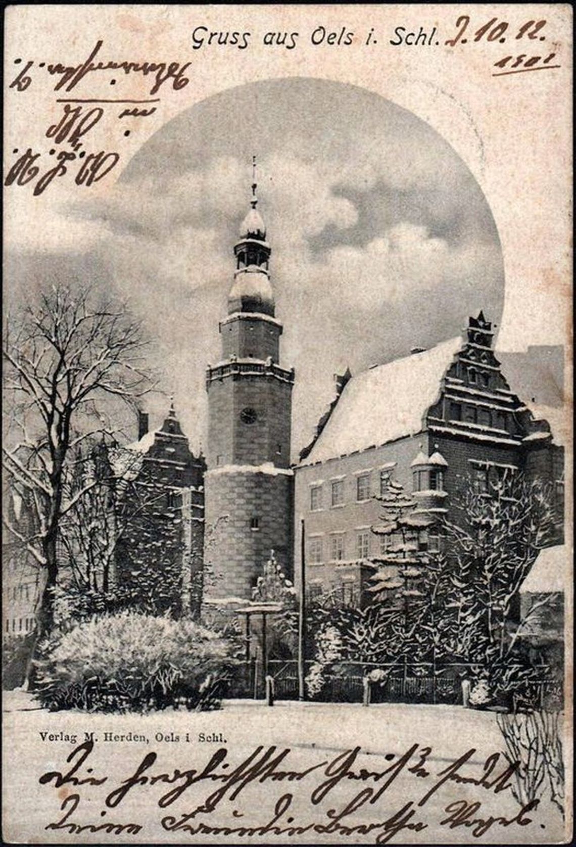 Stara Oleśnica, czyli Zamek Książęcy w roku 1901