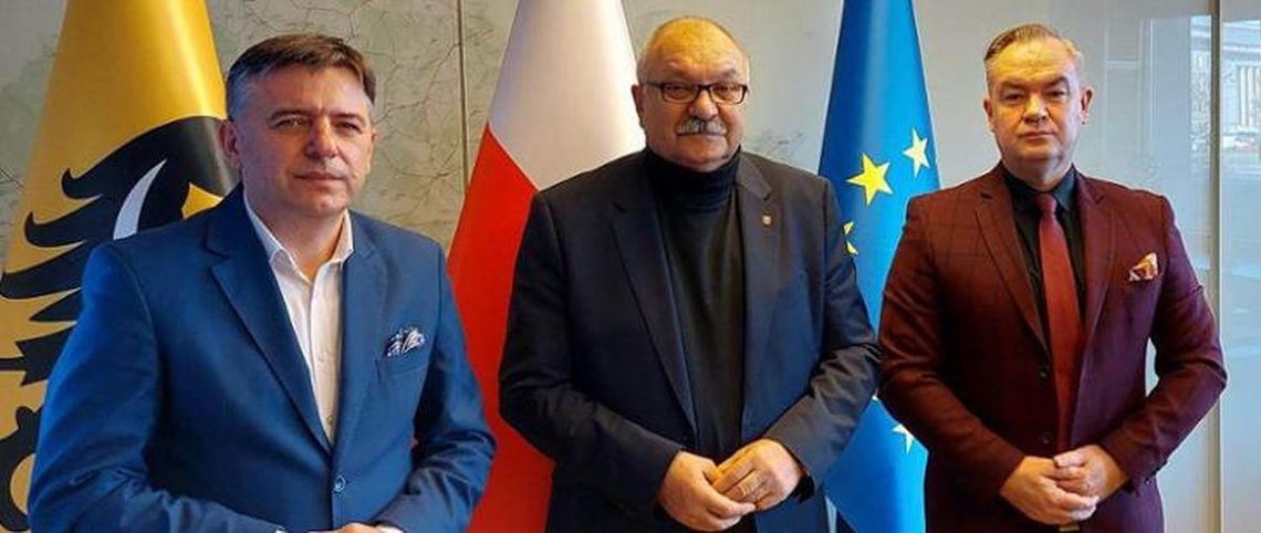 Starosta i przewodniczący Rady Powiatu u marszałka 