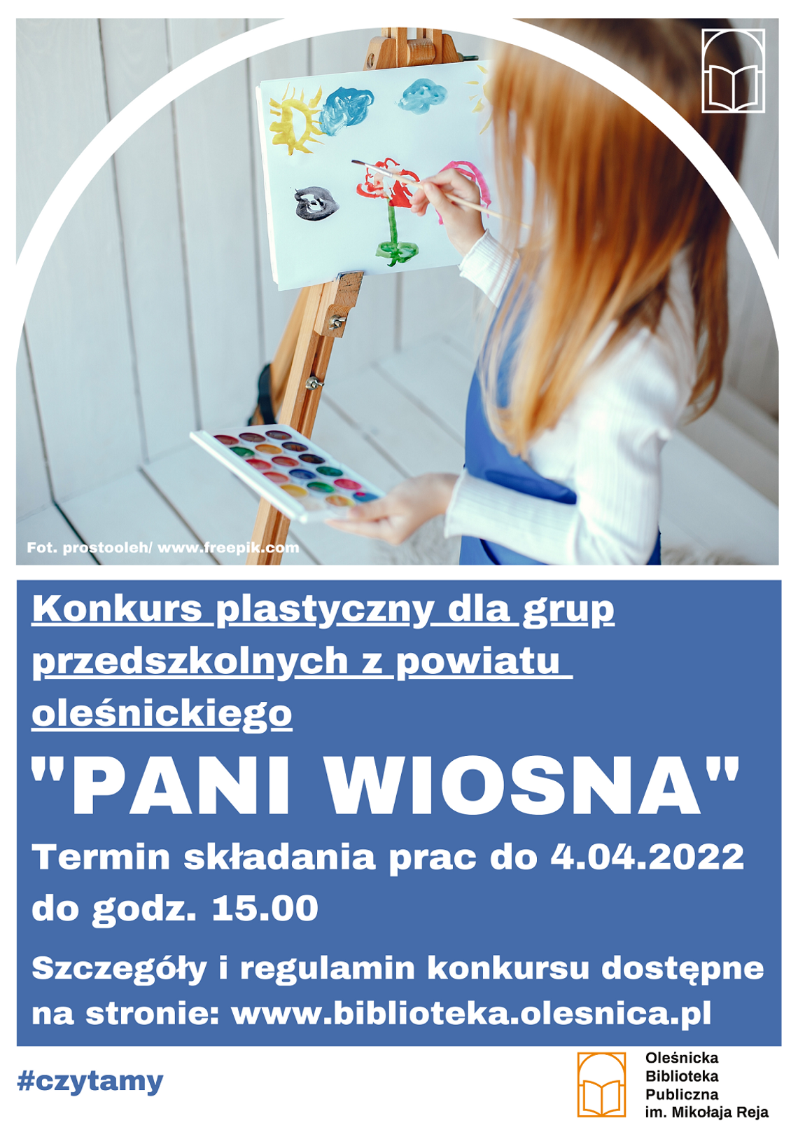 Startuje biblioteczny wiosenny konkurs plastyczny