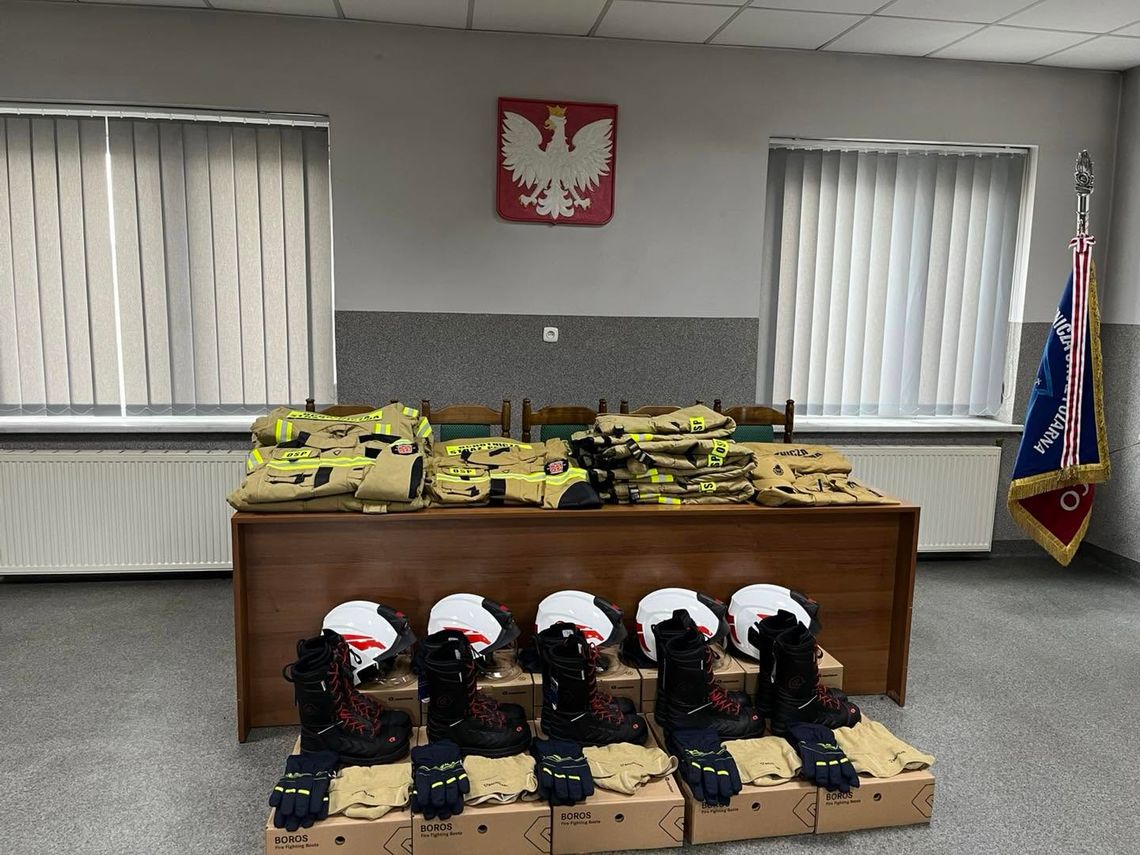 Strażacy z OSP Bierutów z nowym wyposażeniem. Inwestycja w bezpieczeństwo mieszkańców