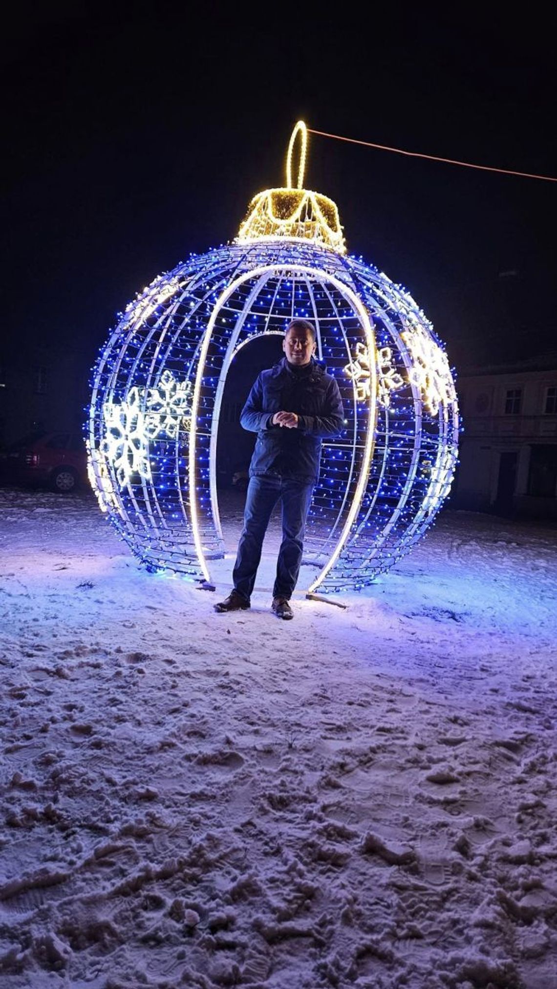 Świąteczne iluminacje na bierutowskim rynku